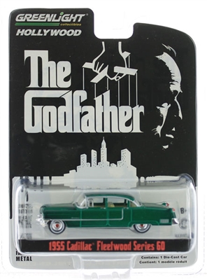 Greenlight - Hollywood Series 14 - The Godfather - 1955 Cadillac Fleetwood Series 60  Green Machine