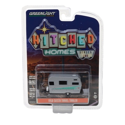 Greenlight - Hitched Homes Series 2 -  1958 SIESTA TRAILER