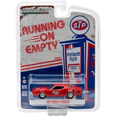 Greenlight - Running On Empty Series 1 - 1971 Dodge Charger - STP Diecast Vehicle