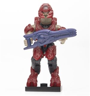 Halo Charlie Series - Red Storm Elite w/ Beam Rifle - Loose