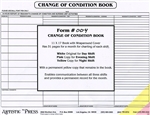 24 Hour Change of Condition Book - 4 part NCR