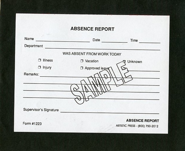 Absence Report