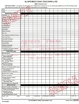 Elopement Risk Tracking Log #2295