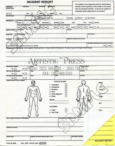 Incident Report - 2pt NCR