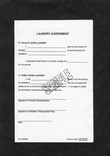 Laundry Agreement