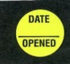 Labels - Date Opened