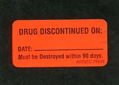 Labels - Drug Discontinued