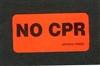 Labels - No CPR