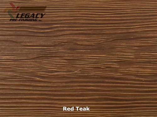 Allura, Pre-Finished Fiber Cement Cedar Lap Siding - Red Teak Stain