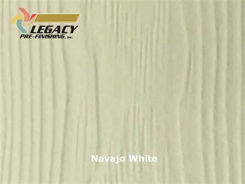 Allura Prefinished Vertical Panel Siding - Navajo White