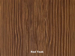 Allura Fiber Cement Cedar Shake Siding Panels - Red Teak