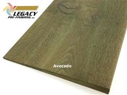 Prefinished Cedar Bevel Siding - Avocado