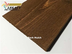 Prefinished Cedar Bevel Siding - Bark Mulch Stain