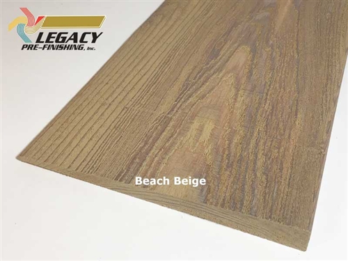 Prefinished Cedar Bevel Siding - Beach Beige Stain