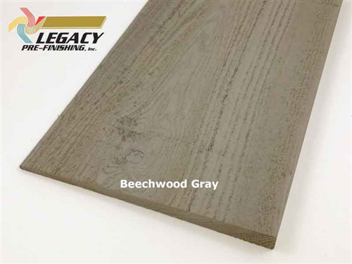 Prefinished Cedar Bevel Siding - Beechwood Gray Stain