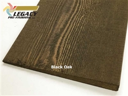 Prefinished Cedar Bevel Siding - Black Oak Stain