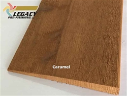 Prefinished Cedar Bevel Siding - Caramel Stain