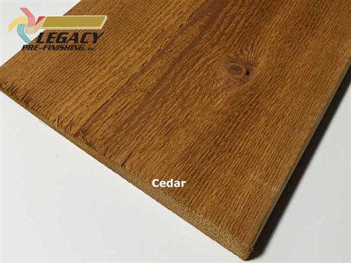 Prefinished Cedar Bevel Siding - Cedar Transparent Stain