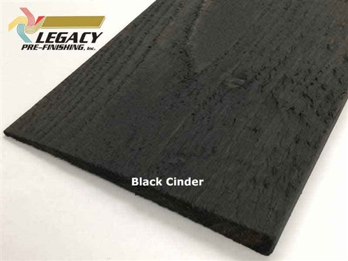 Prefinished Cedar Plain Bevel Siding - Black Cinder Stain