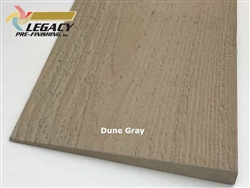 Prefinished Cedar Bevel Siding - Dune Gray Stain