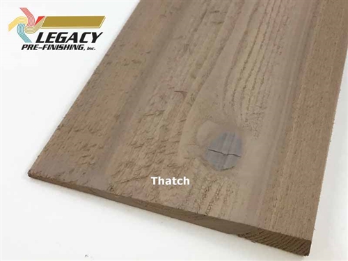 Prefinished Cedar Plain Bevel Siding - Thatch Semi-Transparent Stain