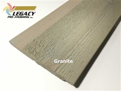 Prefinished Cedar Channel Rustic Siding - Granite