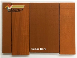 Cedar Valley Shingle Panel, Pre-Finished - Cedar Bark Stain