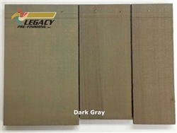 Cedar Valley Shingle Panel, Pre-Finished - Dark Gray