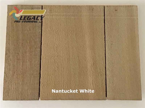 Cedar Valley Shingle Panel, Pre-Finished - Nantucket White