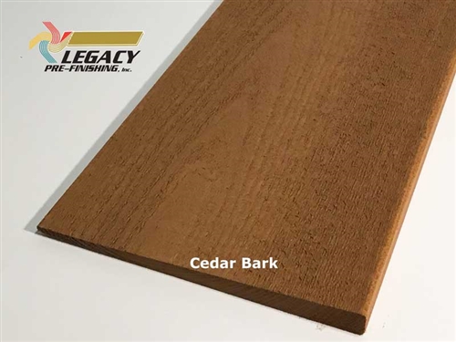 Prefinished Cypress Bevel Siding - Cedar Bark Stain