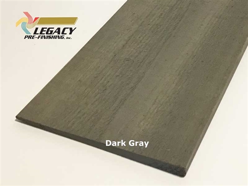 Prefinished Cypress Bevel Siding - Dark Gray Stain