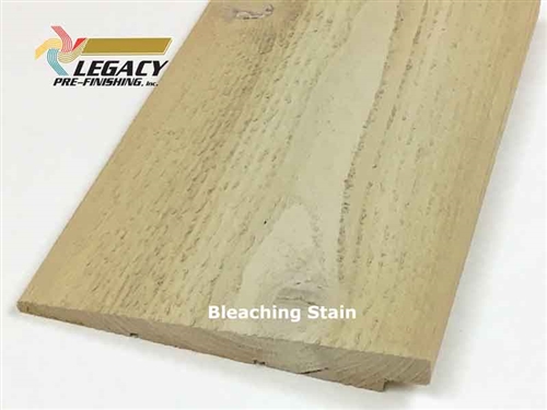 Prefinished Cedar Rabbeted Bevel Siding - Bleaching Stain