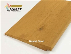 Prefinished Cedar Rabbeted Bevel Siding - Desert Sand Stain