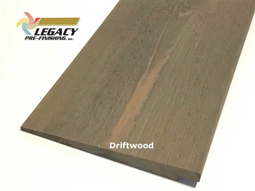 Prefinished Cedar Rabbeted Bevel Siding - Driftwood Stain