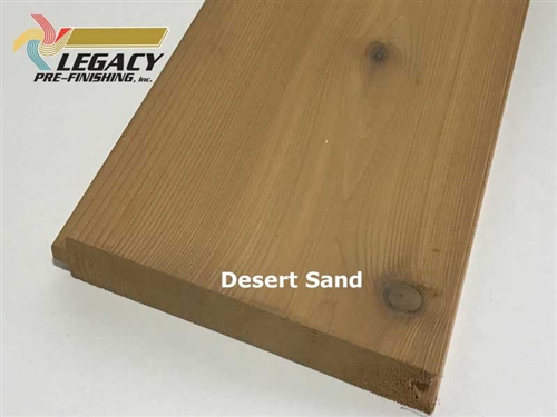 Prefinished Cedar Nickel Gap Siding - Desert Sand
