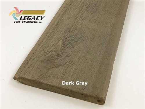 Prefinished Cedar Tongue and Groove Siding - Dark Gray Stain