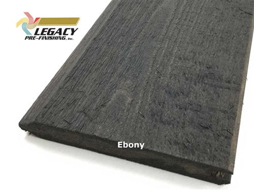 Prefinished Cedar Tongue and Groove Siding - Ebony Stain