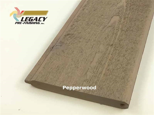 Prefinished Cedar Tongue and Groove Siding - Pepperwood Stain