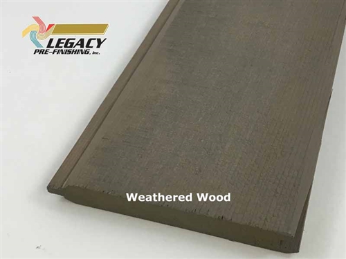 Prefinished Cedar Tongue and Groove Siding - Weathered Wood Stain