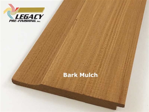 Prefinished Cedar Dutch German Lap Siding - Bark Mulch Stain