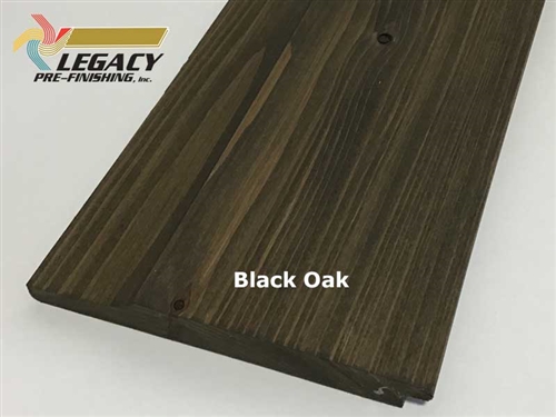 Prefinished Cedar Dutch German Lap Siding - Black Oak Stain