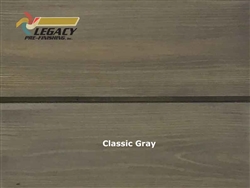 Cypress Prefinished Tongue And Groove V-Joint Boards - Classic Gray