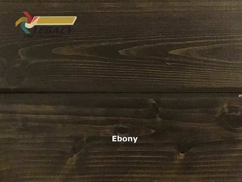 Cypress Prefinished Tongue And Groove V-Joint Boards - Ebony