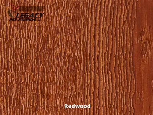 KWP Pre-Finished Woodgrain Vertical Panel Siding - Redwood