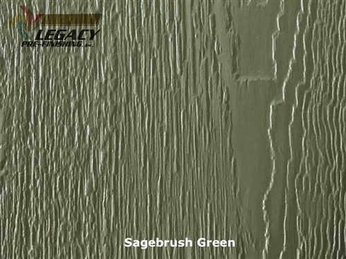 KWP Eco-side, Pre-Finished Woodgrain Soffit - Sagebrush Green