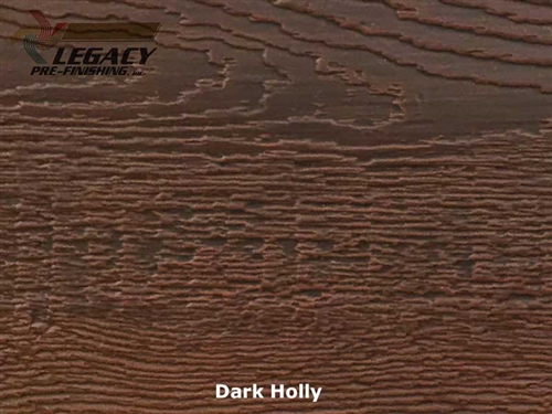 LP SmartSide, Engineered Wood Cedar Texture Lap Siding - Dark Holly Stain