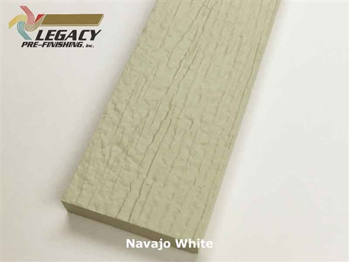 Plycem, Pre-Finished Reversible Fiber Cement Trim - Navajo White
