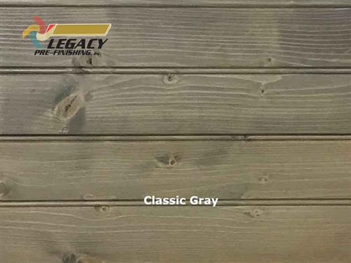 Spruce Prefinished Tongue and Groove Bead Board - Classic Gray