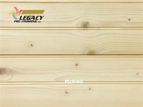 Spruce Prefinished Tongue and Groove Bead Board - Pickled