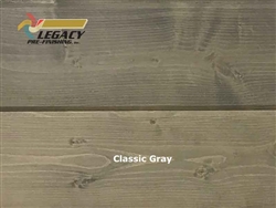 Spruce Prefinished Tongue And Groove V-Joint Boards - Classic Gray